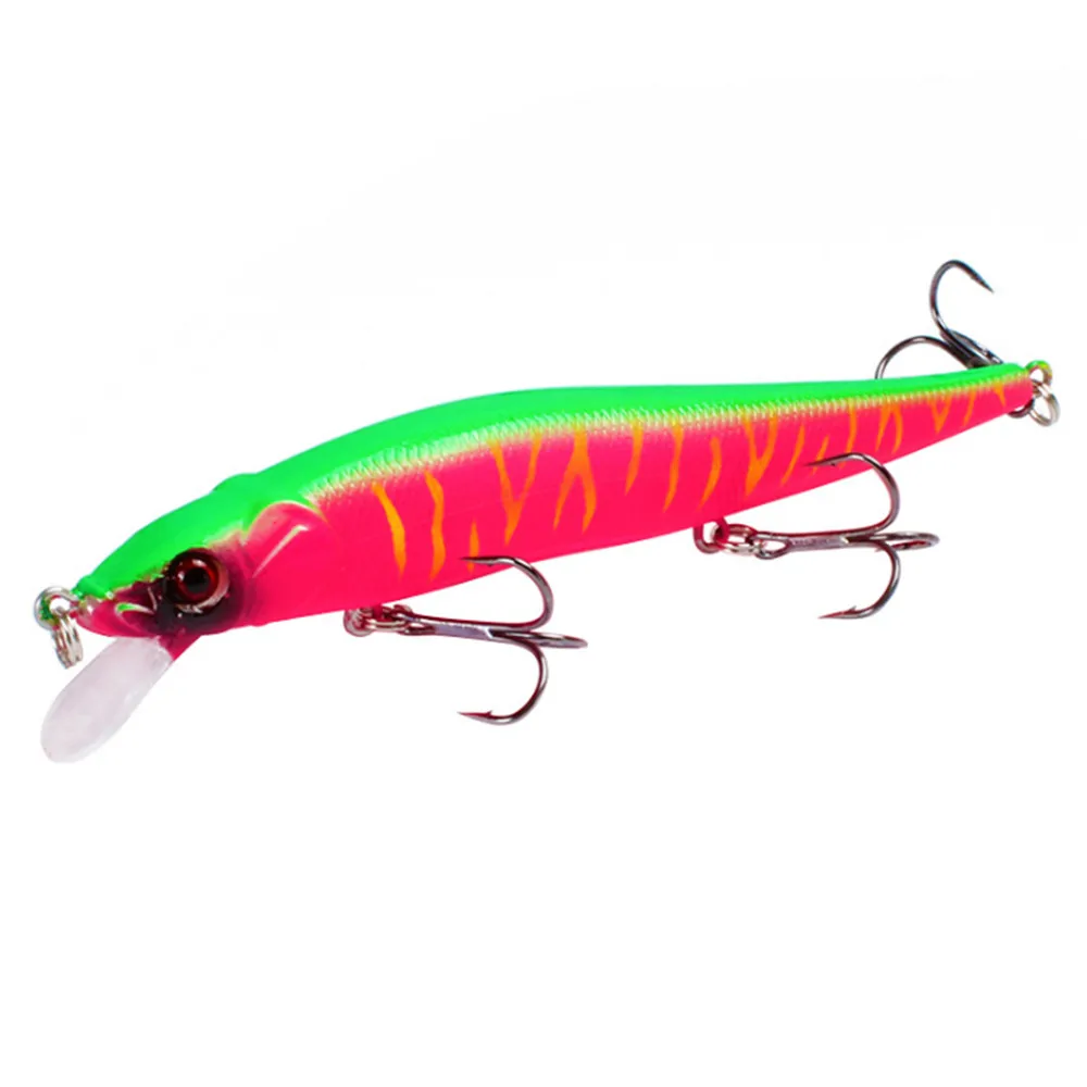 Señuelo de Pesca Wobbler, cebo de plástico Artificial de calidad flotante, ojos duros 3D, pececillos, Crankbait, Japón, 11,5 cm, 14g, 1 unidad - imagen 4