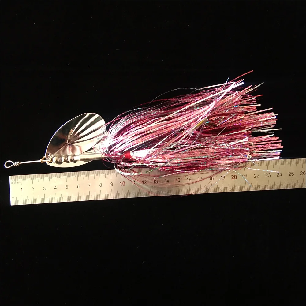 Swolfy-Cebo giratorio Artificial para pesca, cebo de 24cm, 42g, cuchara de Metal Topwater, cebo para lubina, 1 unidad - imagen 4