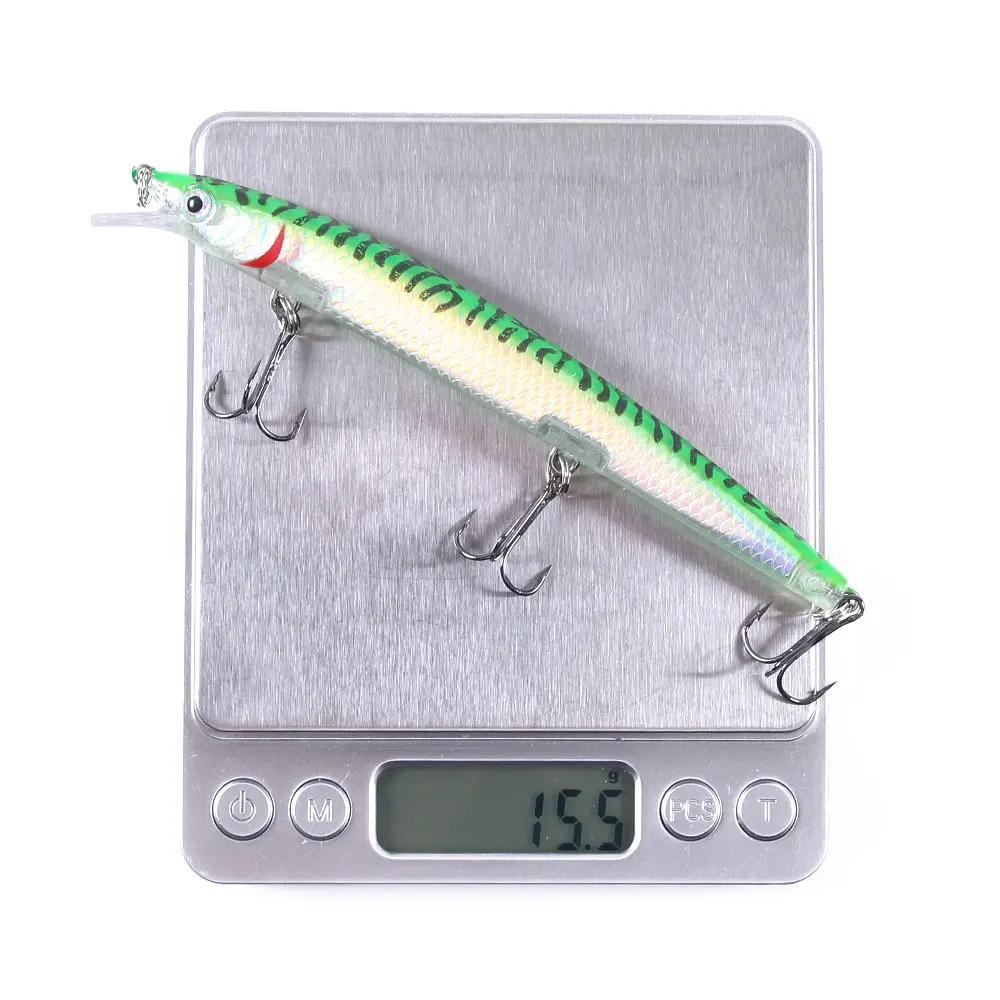 13,5 cm 15,5g señuelo de pececillo grande flotante Señuelos de Pesca de Mar cebo duro Pesca Artificial Pesca de Mar Wobblers Crankbait - imagen 4
