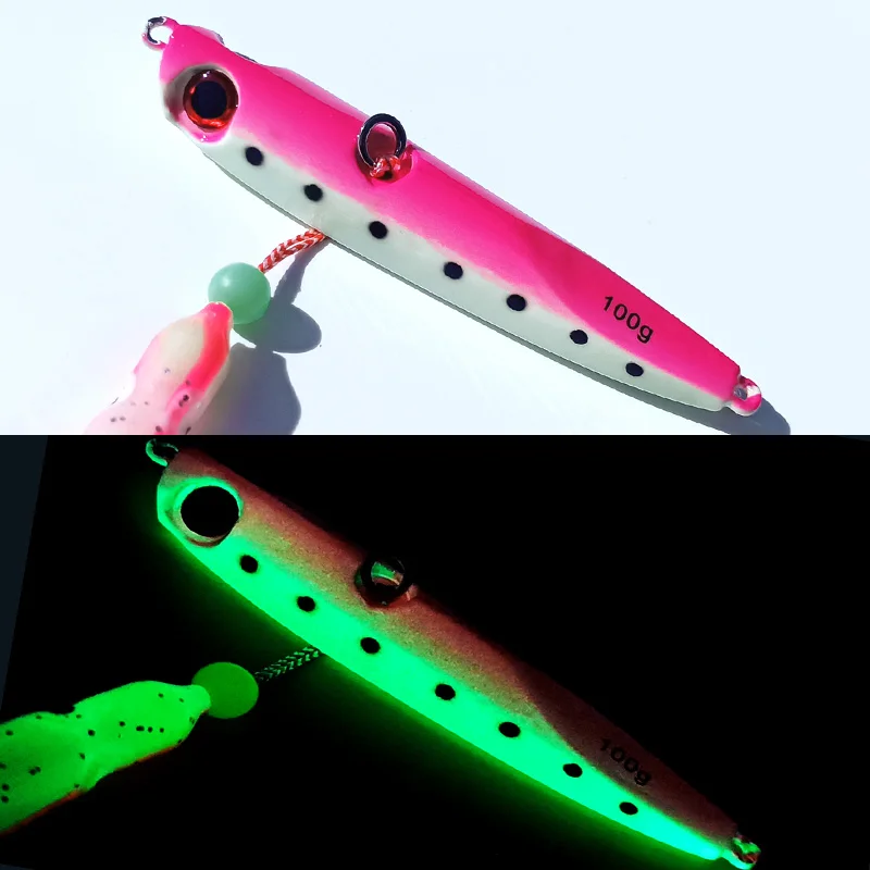 Lumious-señuelo de pesca con cabeza plomada, plantilla de plomo, 135g/100g/80g - imagen 2