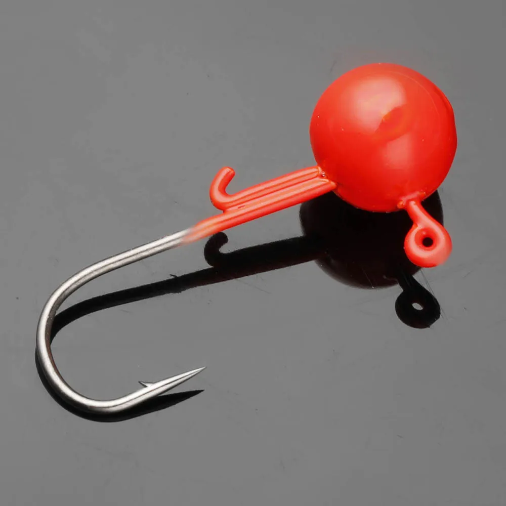 JOHNCOO, 6 uds., cabezales de bola, 3,5g, 5g, 7g, 10g, anzuelo de cabeza, gusano, sábalo, sin malezas, anzuelos de pesca con púas, señuelos, cebo - imagen 5