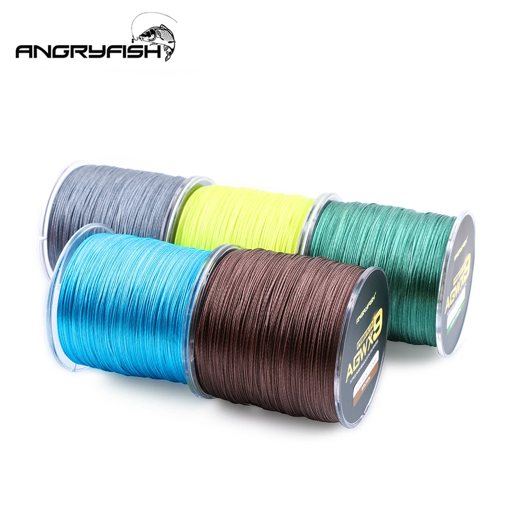 Angryfish Super Strong PE Line Braided Fishing Thread 9 Strands Weaves Braided 500M/547YD Fishing Line - imagen 5