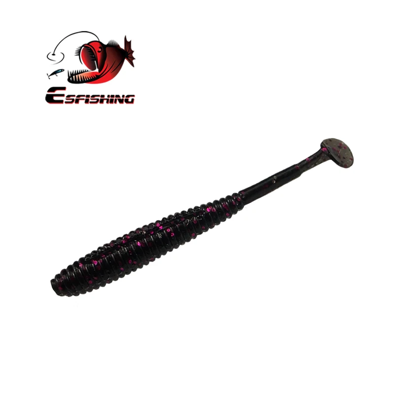 KESFISHING I Shad Tail 4 "Pesca pequeña cola de oscilación rápida silicona Isca cebos artificiales blandos Señuelos de Pesca de lubina - imagen 4