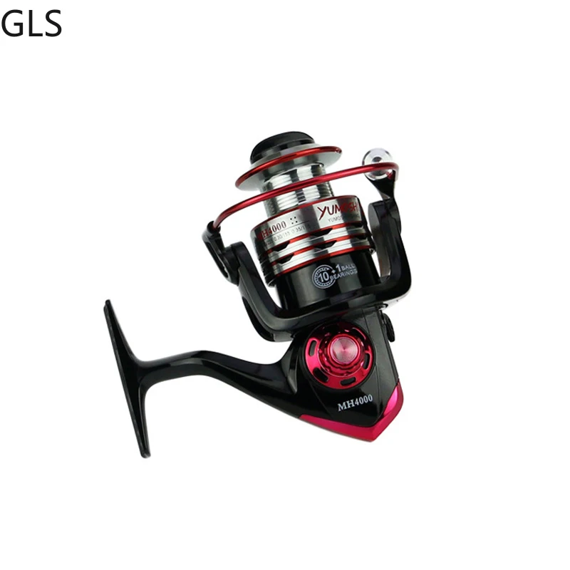 Carrete giratorio MH(1000-7000), 5,1: 1/5, 2:1, Metal de alta velocidad, brazo basculante CNC, carretes de pesca de agua salada, accesorios de pesca - imagen 5