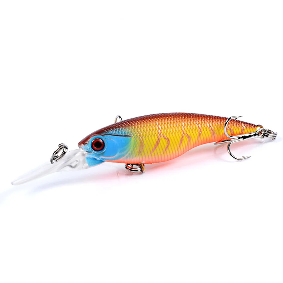 Señuelos flotantes para Pesca, cebos crankbait de 8,2 cm y 5,7g, aparejos de Pesca de carpa, cebo duro para lubina, Wobblers artificiales para curricán - imagen 5