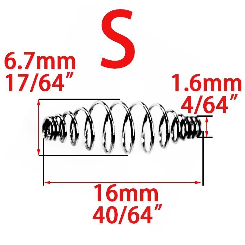 S 100pcs spring