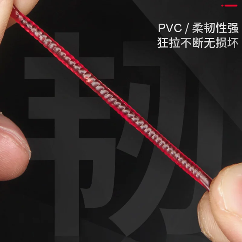 Señuelos de Pesca de gusano rojo, cebos de silicona, Mini camarones, olor a pescado, Jerkbait, Océano, Roca, lubina suave, Leurre, 50 o 100 unids/lote - imagen 3