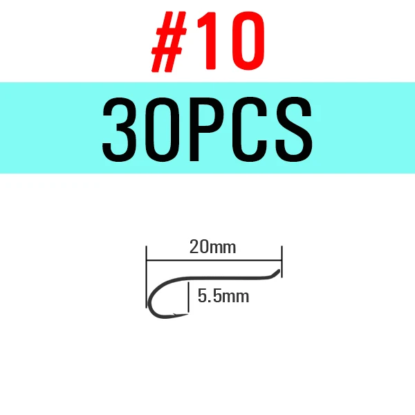 30pcs Size 10