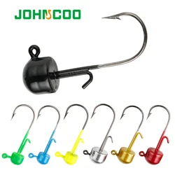 JOHNCOO JigHead Ned-Rig para vinilo – Perca, lubina y trucha