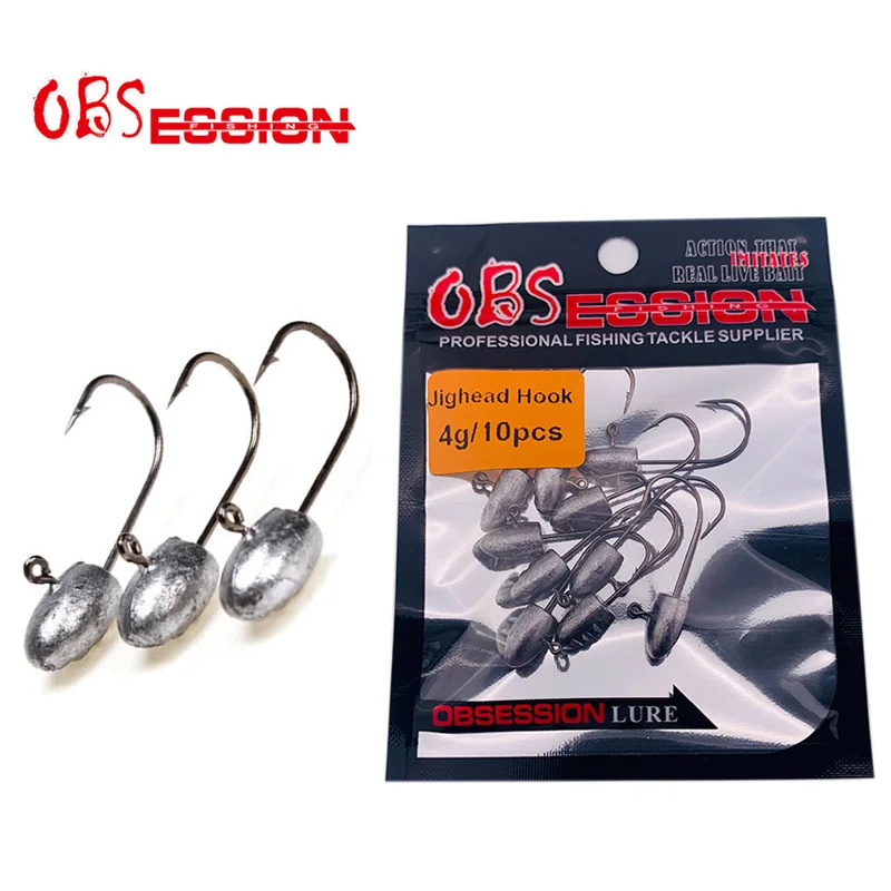 Anzuelos Jig Head Obsession A030 – Cabeza plomada con púas para vinilo