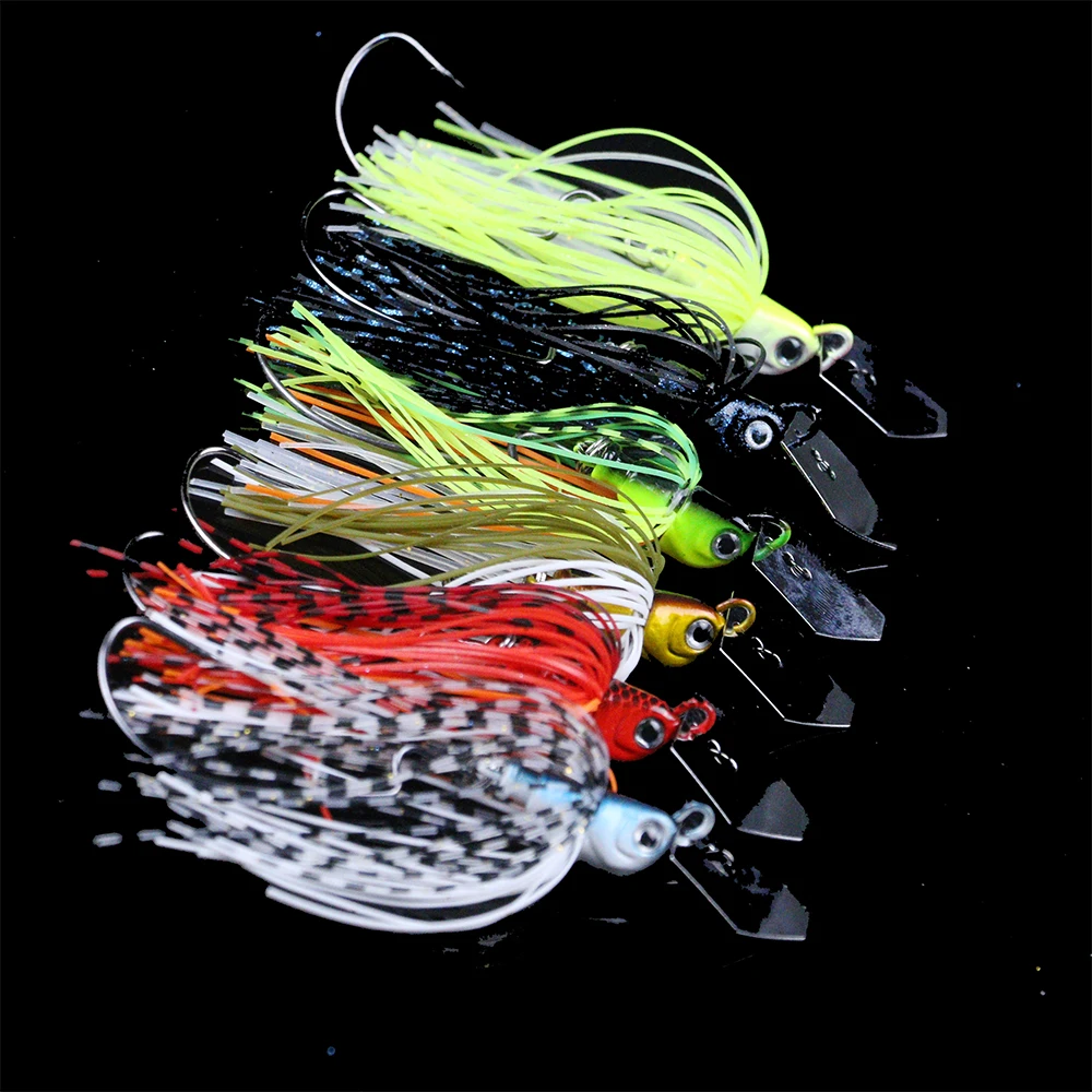Mycena 9G/13G/16G/19G Chatter cebo giratorio cebo de pesca sin malezas Buzzbait wobbler chatterbait para lubina pike walleye pez - imagen 5