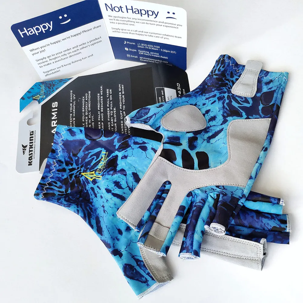 Guantes de Pesca KastKing SPF 50 Sun, guantes de protección de manos para hombres, guantes transpirables para ropa deportiva al aire libre, ropa de Pesca de carpa - imagen 5