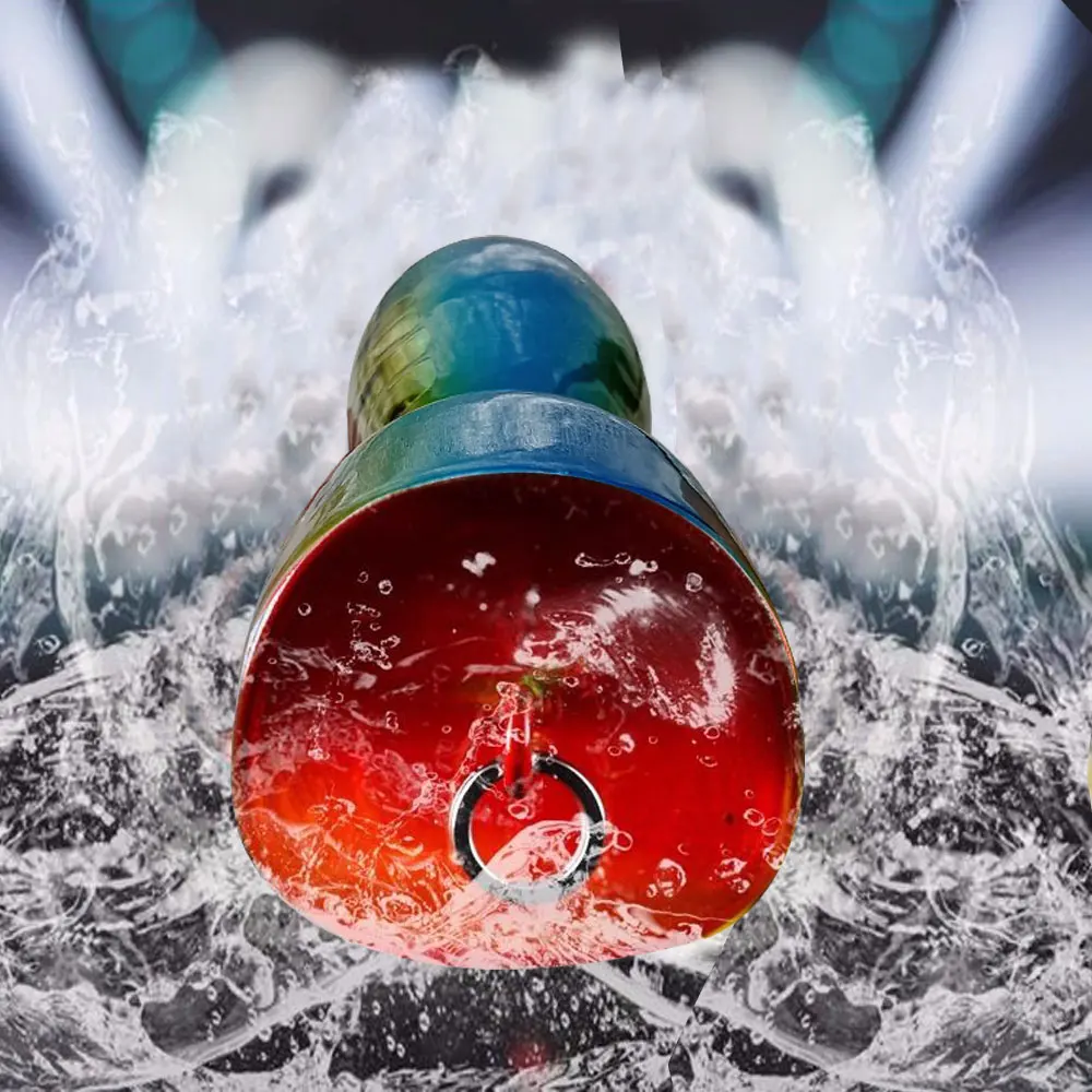 AS Cast Popper-señuelo de pesca para curricán de madera, anzuelos triples de 75g y 120g, carpa Artificial de agua salada, SwimBait Leurre - imagen 4