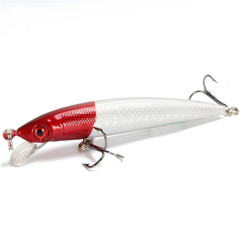 Señuelos de Pesca de pececillos, 1 unidad, 8,5 cm, 6,2g, Wobblers, Crankbait, cebo duro Artificial con anzuelos, aparejos de pesca Swimbait - imagen 5