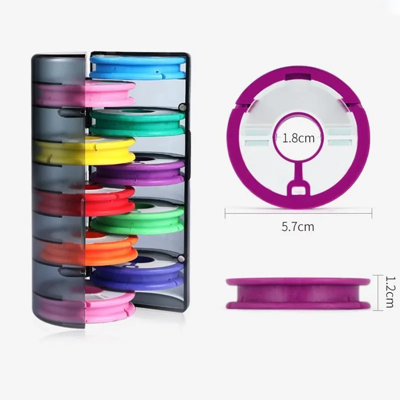 Caja de línea principal de pesca de arcoíris, tablero de bobinado, caja de pesca de alta calidad, herramientas de pesca, carrete principal de silicona de 4-16 husillos 2020 - imagen 4