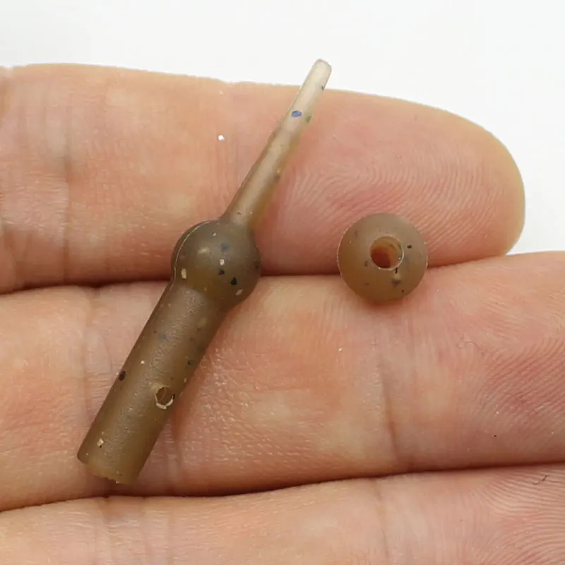 Equipo de aparejos de goma para pesca de carpa, 10 piezas, aparejo para correr, Leadcore, manga antienredos - imagen 3