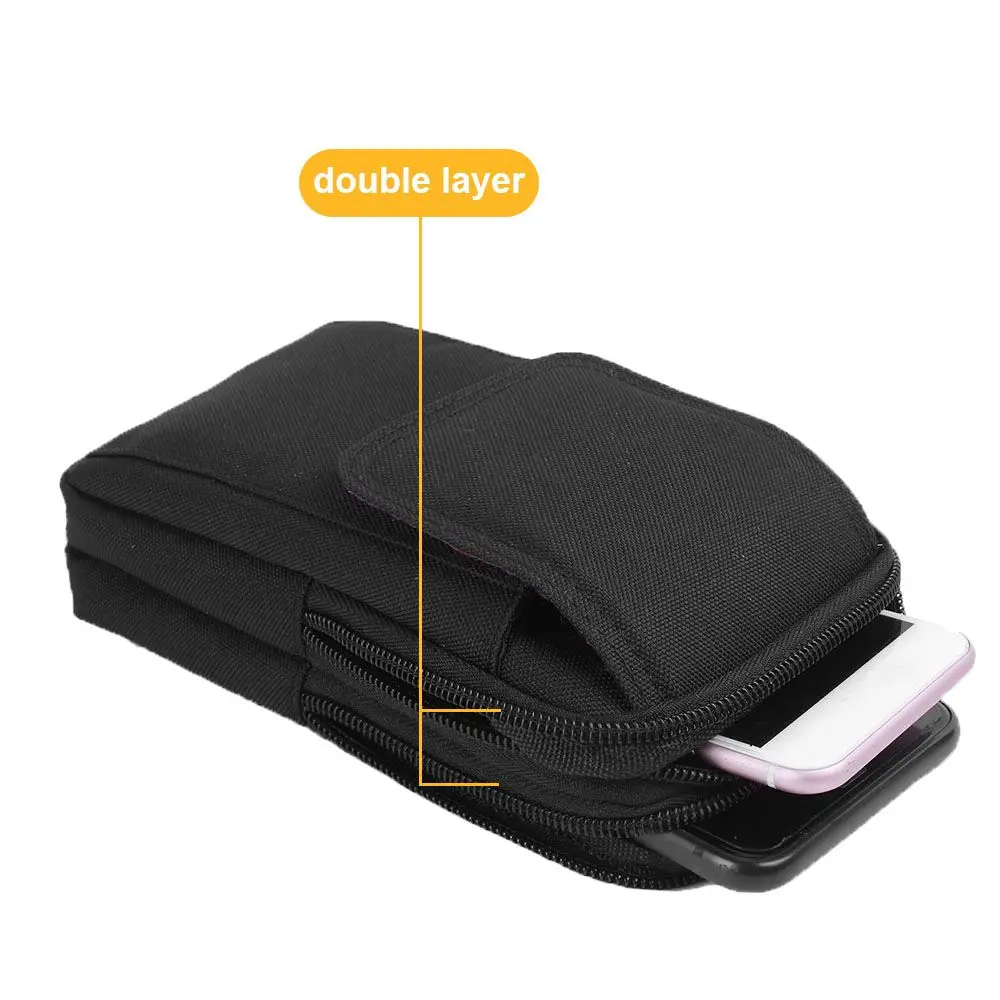 Monedero de escalada duradero portátil, bolsa deportiva, accesorios para correr, billetera, riñonera, bolsa de emergencia, funda Molle, riñonera - imagen 5