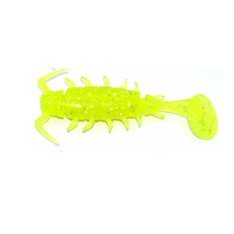 TAKEDO PR08 1,5 "3,8 cm 2,5" 6,3 cm PVC Rock Craw mar gusano suave pesca señuelo suave lubina trucha Pike señuelo - imagen 2