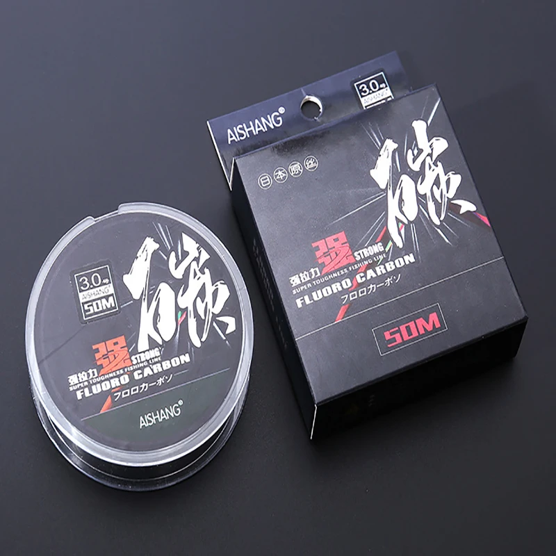 Línea de fluorocarbono puro para pesca en agua salada - resistente - imagen 4