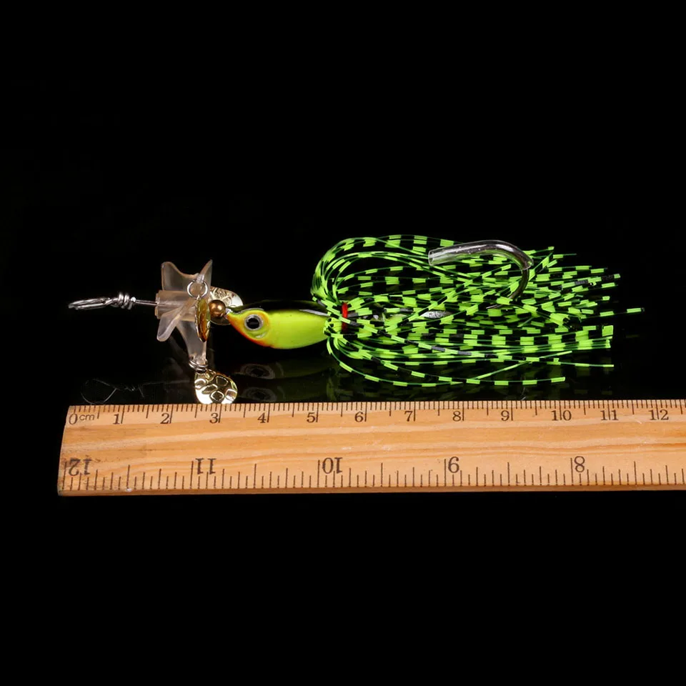 WALK FISH-Señuelos de Pesca de Metal duro, anzuelos giratorios de 19,1g con hélice, aparejos de Pesca Isca - imagen 3