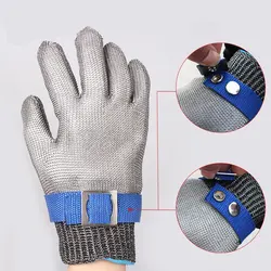Guantes Anticorte de Malla Acero Inoxidable para Pesca