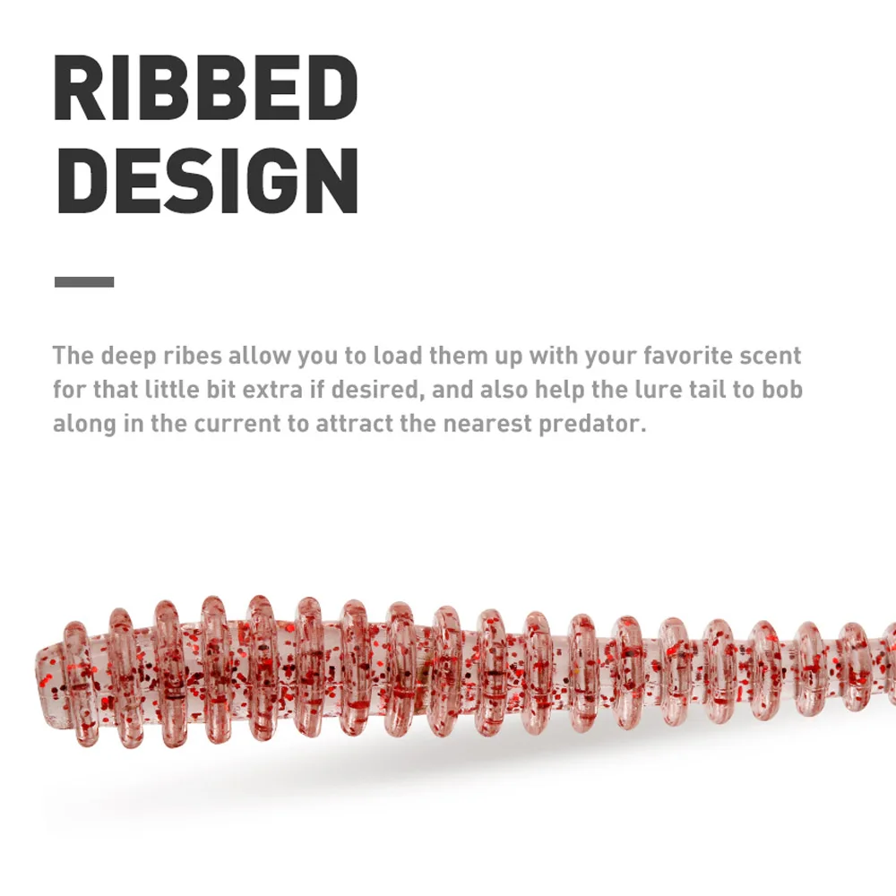 JOHNCOO-señuelo de pesca AJING de gusano blando, 40 unids/caja, 57mm, 0,64g, Rockfish Ocean Rock Bait, Swimbait, Jigging, cebos de plástico - imagen 2