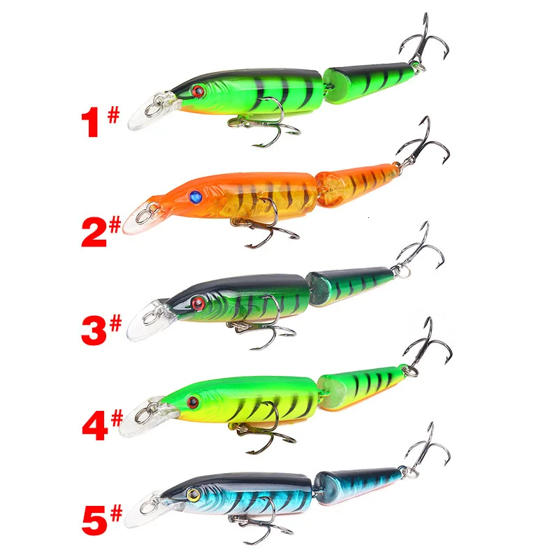 Swimbait Señuelos De Pesca duros, peso De 9g/10,5 cm, cebo oscilante articulado De Pesca Isca Artificial, señuelos De agua salada De peces falsos - imagen 2