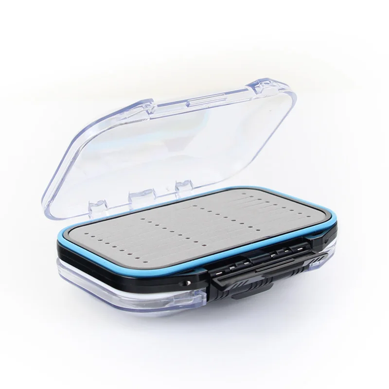 Mosodo-caja de plástico para pesca con mosca, señuelos de espuma con hendidura, cajas de aparejos impermeables de doble cara, fácil agarre, accesorios de pesca en Río - imagen 4