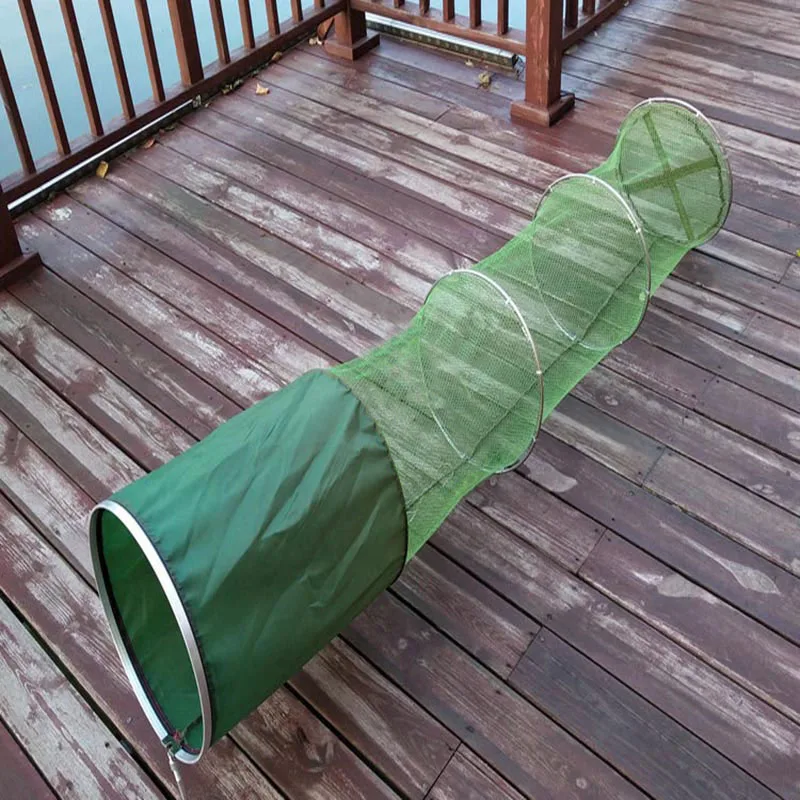 Red de pesca con bolsa de doble círculo, trampa de pesca pegada de secado rápido, accesorios plegables de 1,5 m/1,7 m/2m/2,5 m/3m - imagen 4