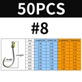50pcs Size 8