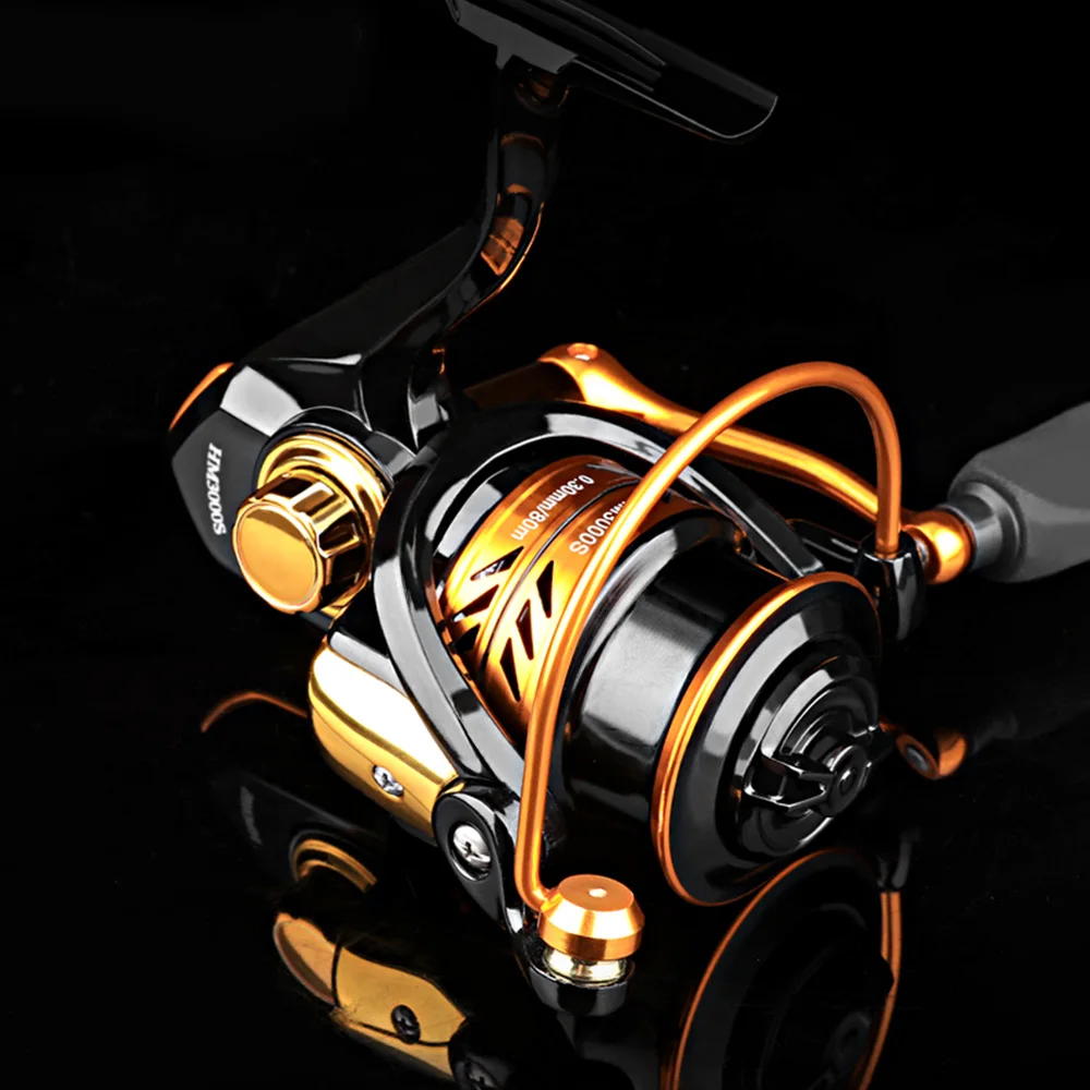 JOSBY-carrete giratorio 5,0: 1, sistema de arrastre máximo de velocidad, rueda de agua dulce y salada 2000-3000, Copa poco profunda, tiro largo, ultraligero - imagen 3