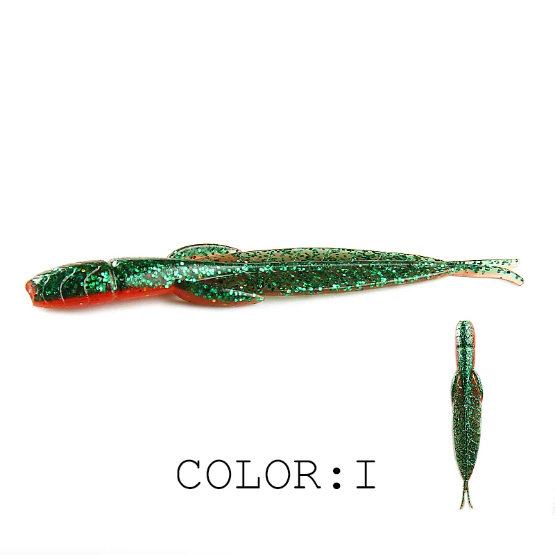 Señuelo de pesca caliente supercontinente 78mm/20 piezas C-4 señuelo sanguijuela cebo larva cebo suave - imagen 3
