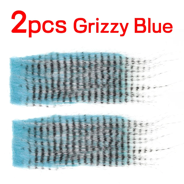 2pcs Grizzy blue