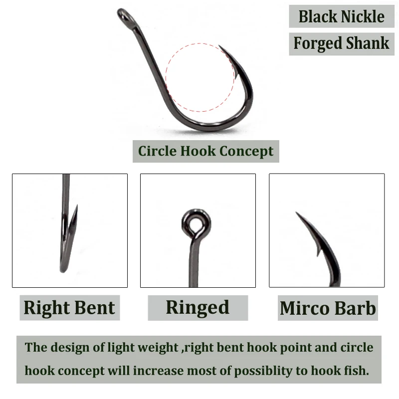 Anzuelos de pesca de carpa, accesorio de acero al carbono, 30 unidades - imagen 2