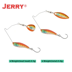 Jerry Oscar Mocro Señuelo giratorio Wobbler - para trucha y lubina