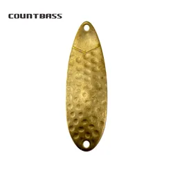 CucharaCOUNTBASS Latón Blanco – Señuelopara Lubina, Lucio y Trucha