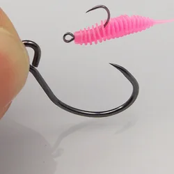 KESFISHING anzuelos vinilo con púas - Ojo grande señuelos blandos