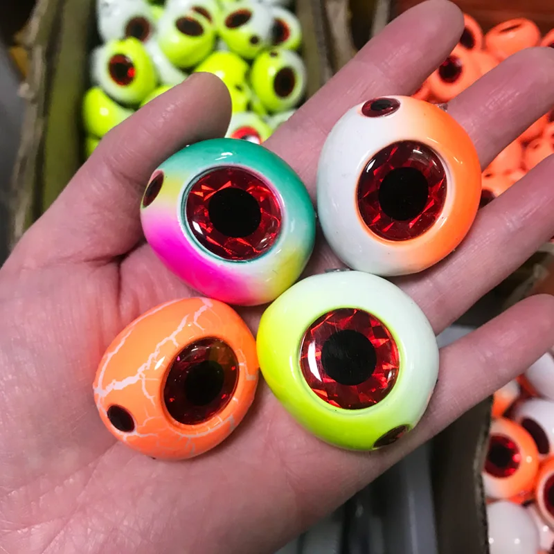 5 uds Kabura señuelo de Jigging 60g80g100g120g150g200g Inchiku Jig deslizante pargo besugo de la cabeza de la plantilla con BKK gancho de cebo de pesca - imagen 3