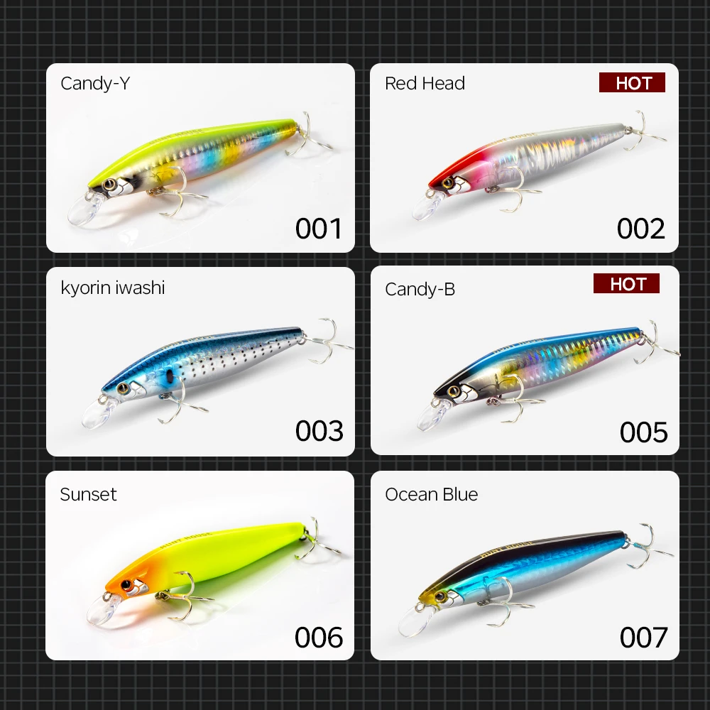 Hunthouse-señuelo de pesca de piscardo, 99mm, 17g - imagen 5