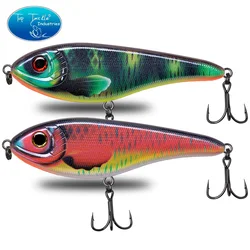 Señuelo duro para pesca de lubina, anzuelo negro de hundimiento lento, 150mm, 81g, 24 colores