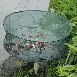 Trampa jaula para cangrejo y langosta – Redonda automática para río
