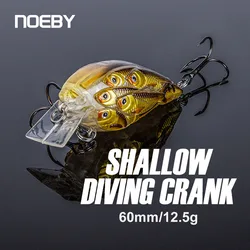 NOEBY Crankbait Minnow 60mm Señuelo Flotante para Lucio