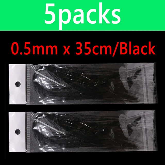 0.5mm 5packs black