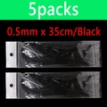 0.5mm 5packs black