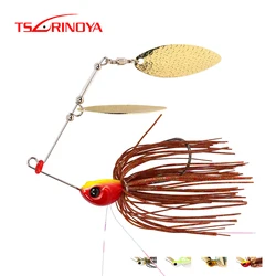 Tsurinoya Jig Head Giratorio – Falda con lentejuelas para pesca