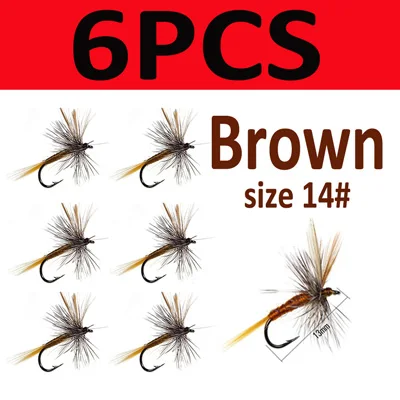 Brown 6PCS