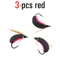 3pcs Red