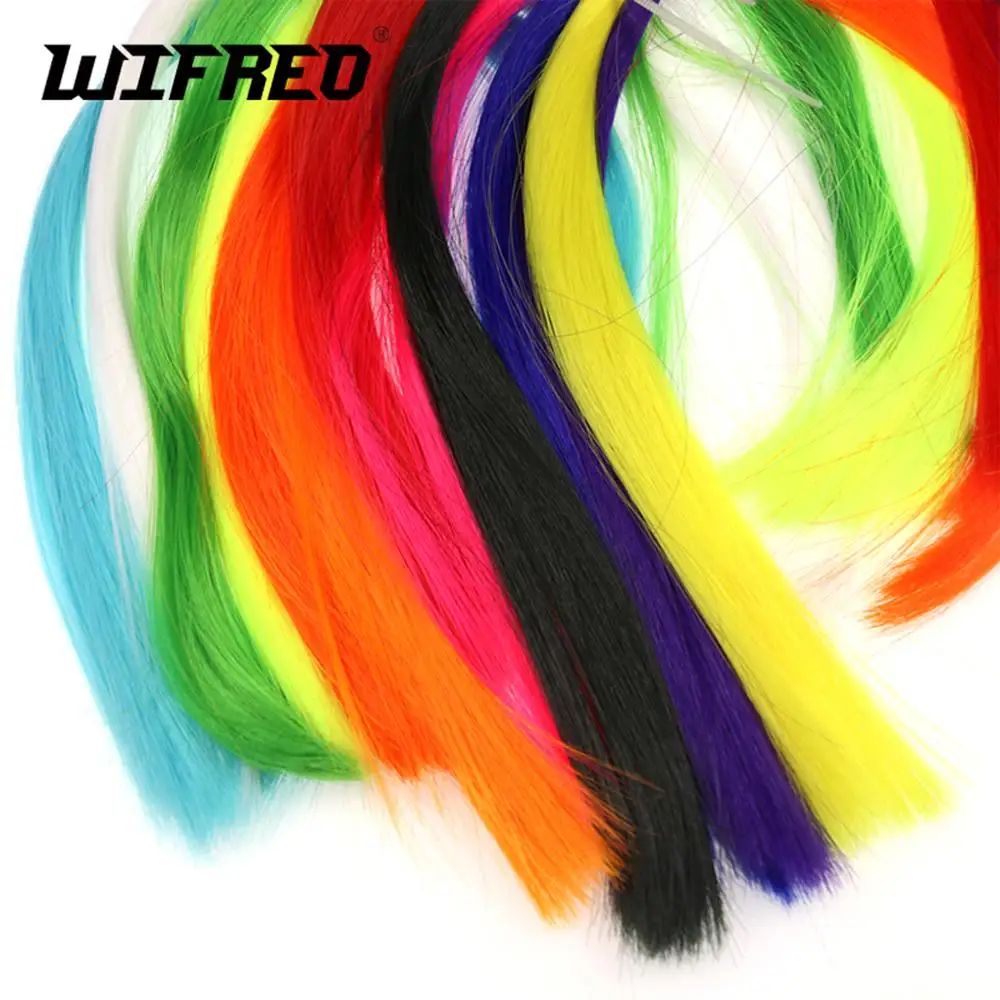 Wifreo-anzuelos de microfibra sintética para Streamer Sabiki, Material de atado de moscas, 50 paquetes, venta al por mayor - imagen 4