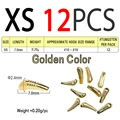 12pcs Golden XS