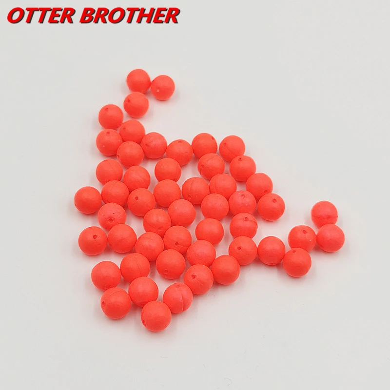 Flotadores flotantes para pesca, bolas flotantes de espuma, accesorios de flotación, 50 unidades por lote - imagen 3